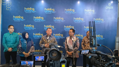 Dorong UMKM Naik Kelas, Wamen Helvi Fokuskan Masalah Hilirisasi dan Ekspor di Holding UMKM Expo 2025