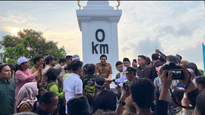 Serius Siapkan Pemekaran, Pemkab Indramayu Resmikan Tugu 0 Kilometer Indramayu Barat