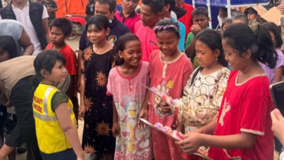 Relawan Cilik Asal Medan, Ayunindya Clarissa Bawa Harapan di Tengah Duka Anak-anak Pengungsi di Aceh