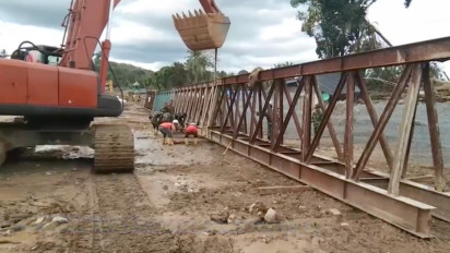 Sebanyak 17 Jembatan Bailey Telah Rampung Dibangun Pascabencana Sumatera