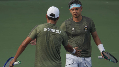 Christopher Runkat/Justin Barki Pastikan Indonesia Tekuk Togo di Playoff Piala Davis 2026