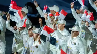 Kontingen Indonesia di Opening Ceremony SEA Games 2025