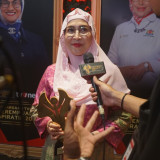 Diana Dewi Terima Penghargaan Tokoh Perempuan Penggerak Ekonomi dan UMKM dari TV One