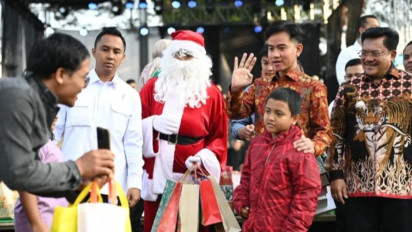 Wapres Gibran Hadiri Natal di Salatiga Kota Paling Toleran, Bagikan Kado ke Anak-Anak