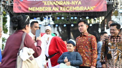 Rayakan Natal Bersama Warga Salatiga, Gibran: Saya Titip Toleransinya Terus Dijaga