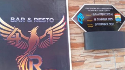 Usai Disegel Satpol PP Sumsel, Pemkot Palembang Tempel Izin Resmi Bar dan Resto DA Club 41
