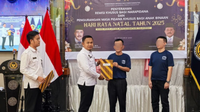 138 Warga Binaan Lapas Cipinang Terima Remisi Khusus Natal 2025