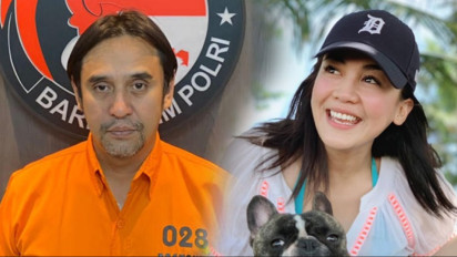 Tampang Suami Donna Fabiola Pakai Baju Tahanan, Tigran Denre Sonda Ngaku Dapat Kokain dari WN Malaysia