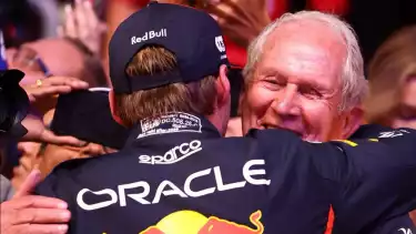 Max Verstappen dan Helmut Marko