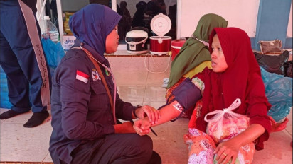 Polri Gelar Bakti Kesehatan di Sumbar untuk 222 Orang