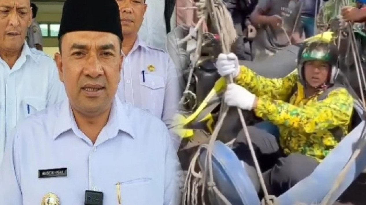 Profil Muchsin Hasan, Wakil Bupati Aceh Tengah yang Nyaris Jatuh ke Sungai saat Tinjau Korban Bencana Banjir Viral
            - galeri foto