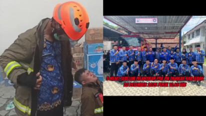 Jadi Sorotan Tim Damkar di Lebak Izin Tak Ikut Pelantikan PPPK karena Ada Kebakaran 5 Menit Sebelum Acara: Izin Pak Bupati...