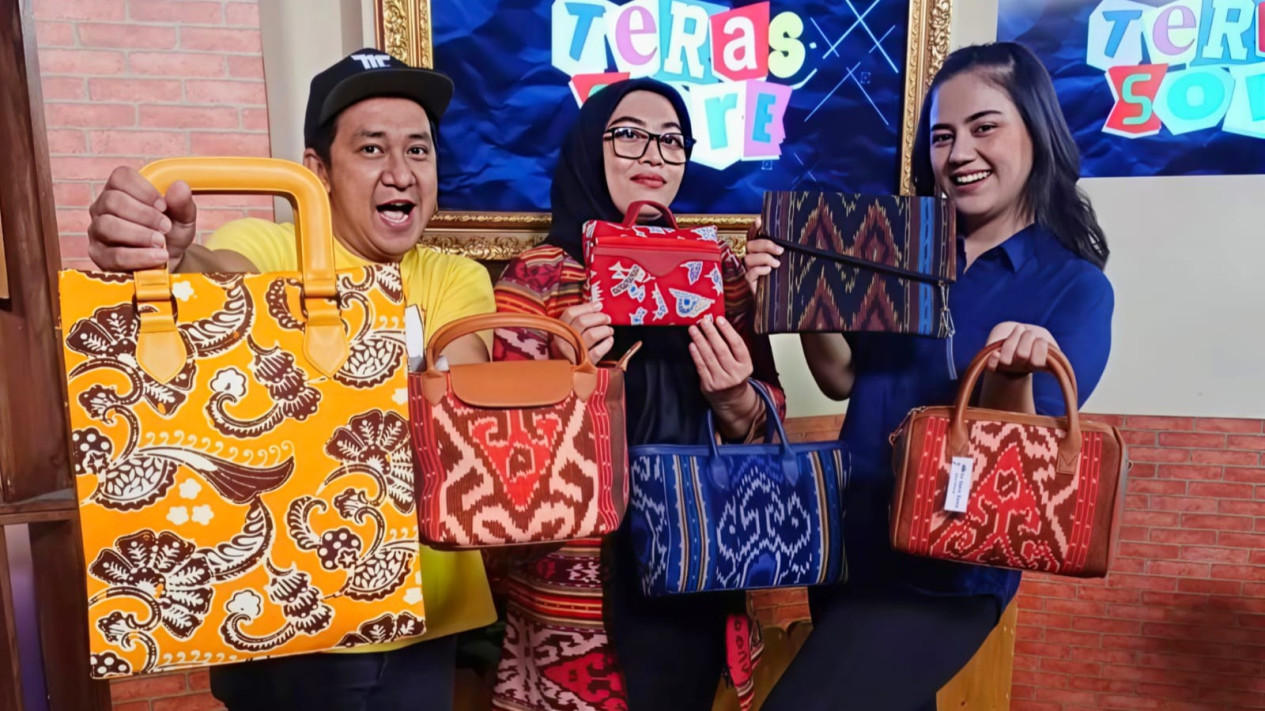 La Suntu Tastio, UMKM Binaan BRI yang Konsisten Angkat Tradisi Tenun Lewat Produk Tas
            - galeri foto