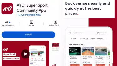 Aplikasi AYO: Super Sport Community App