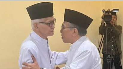 Rais Aam dan Ketum PBNU Berpelukan, Gus Yahya Anggap Perselisihan di Tubuh PBNU Selasai