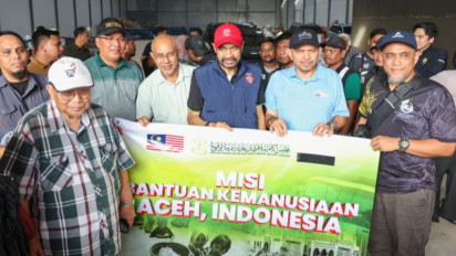 Mualem Sambut Hangat Uluran Tangan Rakyat Malaysia bagi Korban Bencana Aceh: Ini Sangat Membantu