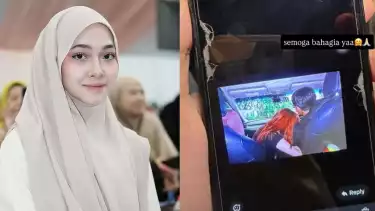 Aya Balqis spill foto mesra Yuka dan Jule dalam mobil