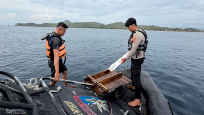 Tim SAR Temukan Serpihan Badan Kapal Wisata Tenggelam di Labuan Bajo