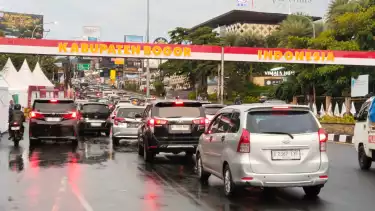 Kondisi Di Simpang Gadog Puncak, Selasa (30/12/2025)