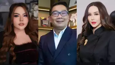 Aura Kasih, Lisa Mariana, Ridwan Kamil