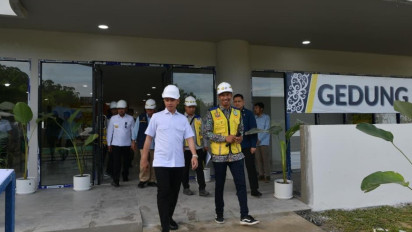 Kunker ke IKN, Gibran Cek Bangunan SD hingga SMA: Dirancang Modern dan Berkualitas