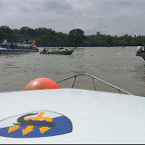 Dihantam Cuaca Buruk Kapal Pembawa Ekspedisi Kandas dan Tenggelam di Perairan Selat Mendaun Karimun