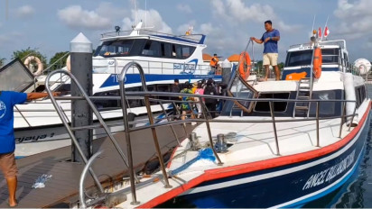 Jelang Tahun Baru, Pelabuhan Kapal Cepat Sanur Dipadati Penumpang Tujuan Nusa Penida