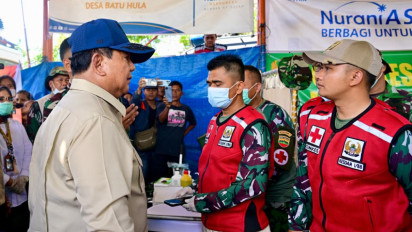 Prabowo Cek Langsung Posko Kesehatan Bencana di Tapanuli Selatan, Ribuan Pasien Sudah Ditangani