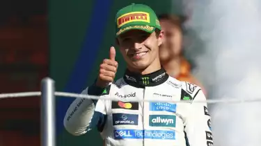 Pembalap McLaren, Lando Norris di Formula 1 2025