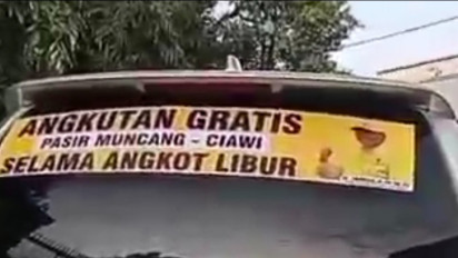 Angkot Dilarang Beroperasi di Jalur Puncak, Angkutan Gratis Disiapkan untuk Bantu Warga
