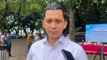 Kasat Reskrim Polres Metro Jakarta Pusat, AKBP Roby Heri Saputra di Monas, Rabu (31/12/2025).