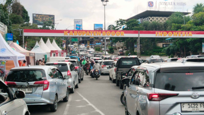 Polres Bogor: Rata-Rata Keluar dan Masuk ke Puncak 55 Ribu Kendaraan Saat Libur Nataru