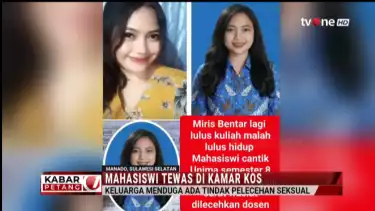 Mahasiswi Unima yang bunuh di kamar kos diduga korban pelecehan dosen