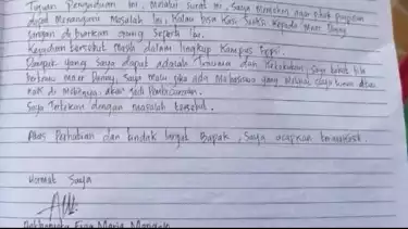 Surat Mahasiswi Unima yang Viral Ternyata Dibuat sebagai Laporan Pelecehan kepada Kampus, Keluarga Laporkan ke Polisi