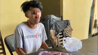 Maling Celana Dalam Beraksi Tengah Malam di Bantul, Ditangkap Berkat Rekaman CCTV