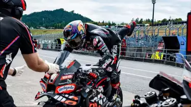 Jorge Martin saat tampil di MotoGP Jepang 2025