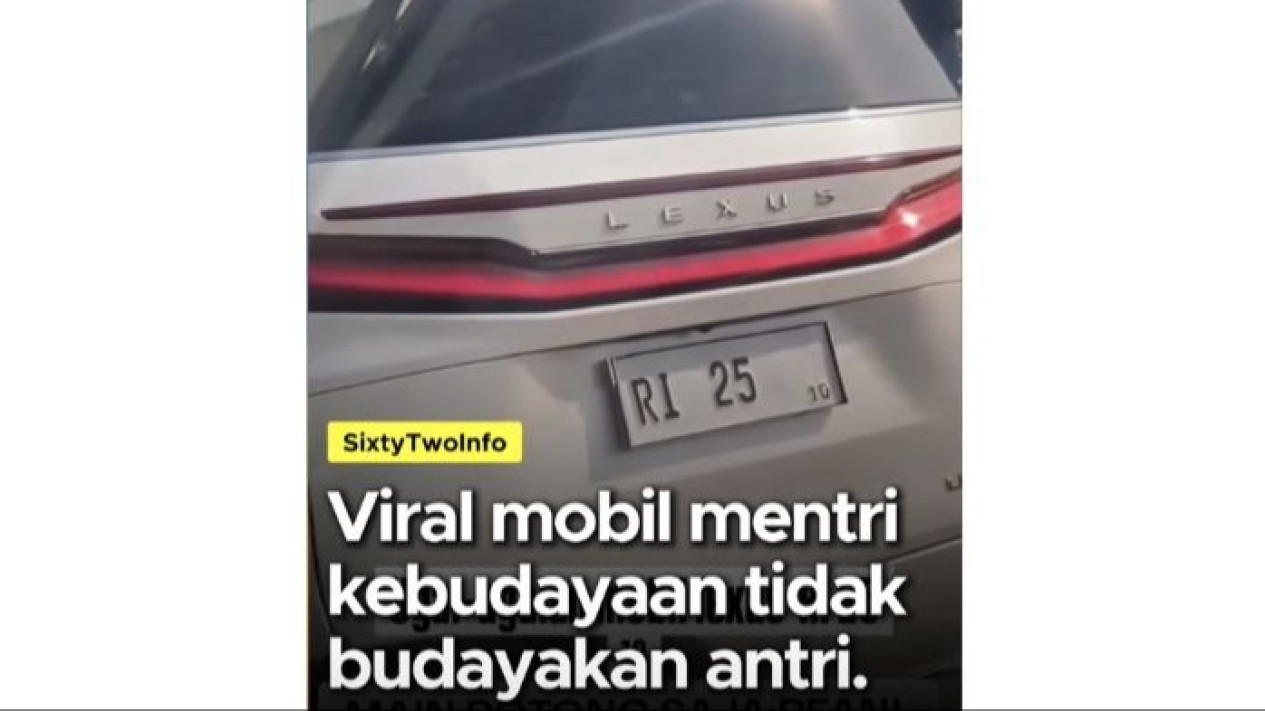 Mobil Pelat RI 25 Terobos Antrean Gerbang Tol Cilandak, Polisi: Tidak Ditilang
            - galeri foto