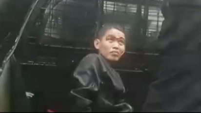 Viral, Detik-detik Menegangkan Polisi Tangkap Terduga Pelaku Pembunuhan Sadis Bocah Laki-laki di Kota Cilegon, Sempat Lakukan Ini