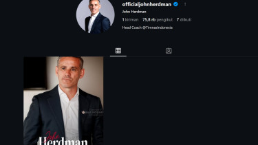 Wow! Belum Genap 24 Jam Jadi Pelatih Timnas Indonesia, Instagram John Herdman Meledak: 76 Ribu Followers dan Centang Biru