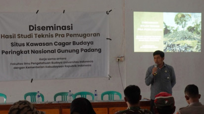 Hasil Kajian Pra-Pemugaran Situs Gunung Padang oleh Universitas Indonesia Disampaikan ke Publik