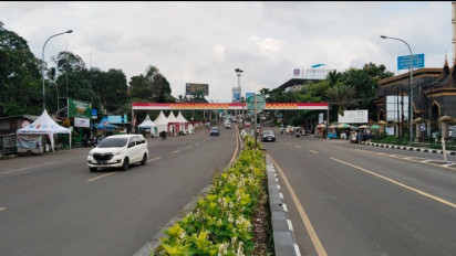Kondisi Terkini Jalur Puncak Bogor, Wisatawan Mulai Ramai