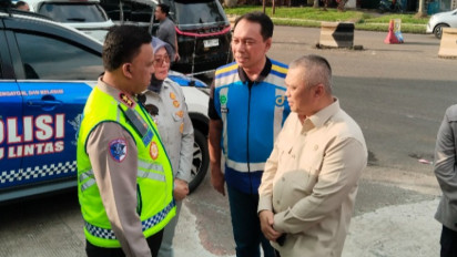 Kakorlantas dan Menhub Tinjau Arus Lalu Lintas Puncak, Pastikan Situasi Aman