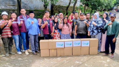 Bantu Korban Terdampak Banjir di Ciwandan, Pelindo Regional 2 Banten Salurkan Ratusan Paket Bantuan