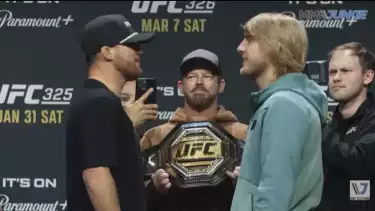 Momen Face Off Justin Gaethje vs Paddy Pimblett jelang UFC 324