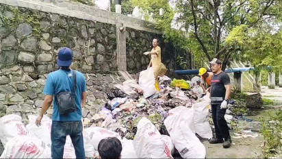 Pasca Libur Nataru, Tumpukan Sampah Liar Kembali Muncul di Kota Yogyakarta
