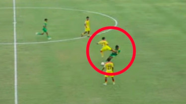 Pertandingan Liga 4 Putra Jaya Pasuruan vs Perseta Tulungagung Nyaris Ricuh Setelah 1 Pemain Ditendang Dadanya