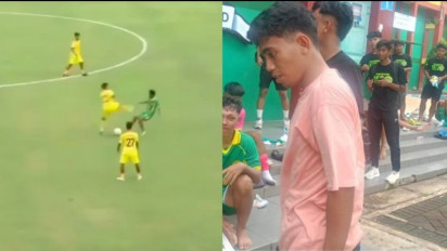 Siapa Hilmi Gimnastiar? Pemain Putra Jaya Pasuruan yang Melayangkan Tendangan Kungfu di Liga 4