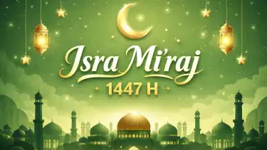 Ilustrasi peringatan Isra Mi raj 1447 Hijriah