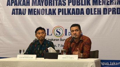 Survei LSI Denny JA, 66,1 Persen Publik Tolak Pilkada oleh DPRD