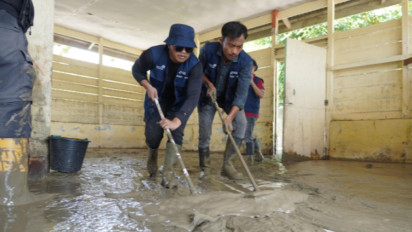 Tak Hanya Salurkan Bantuan, Telkom Gelar Bakti Sosial untuk Pemulihan Sarana Umum di Aceh
